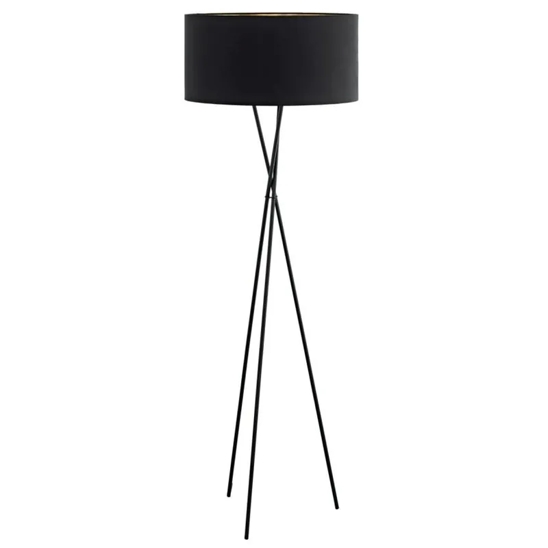 Levný EGLO LAMPA 95541 FONDACHELLI, 60W E27, STOJ., ČERNÁ/MĚĎ