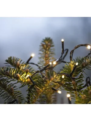 EGLO STAR ŘETĚZ LED 591-10 MICROLED 9M 90LED 3,6W IP44 ČERNÁ Cenový Hit