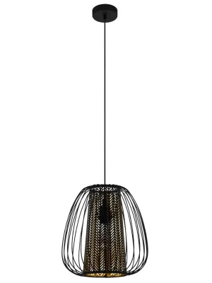 Autentický EGLO SVÍITIDLO CURASAO 99661 1X40W E27 IP20 ZÁVĚS OCEL ČERNÁ