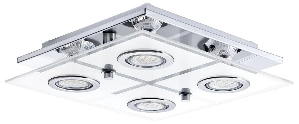 Sleva EGLO SVÍTIDLO 30931 CABO DL/4 GU10-LED CHROM/SATINIERT ‘CABO‘