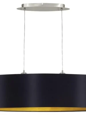 EGLO SVÍTIDLO 31616 MASERLO, 2X60W E27, 1000MM, ZÁVĚS. 1,1M, NIKL MAT./ČERNÁ Nejprodávanější