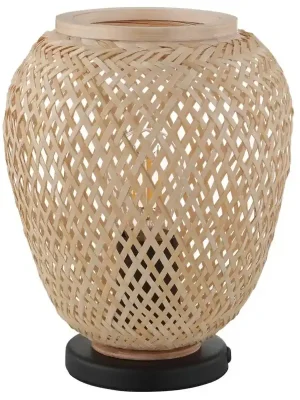 Expresní Doručení EGLO SVÍTIDLO 43263 DEMBLEBY 1X40W E27 STOL. DŘEVO, OCEL ČERNÁ