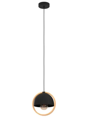 Must-Have EGLO SVÍTIDLO 43755 CALLOW 1X40W E27 ZÁVĚS. ČERNÁ, HNĚDÁ