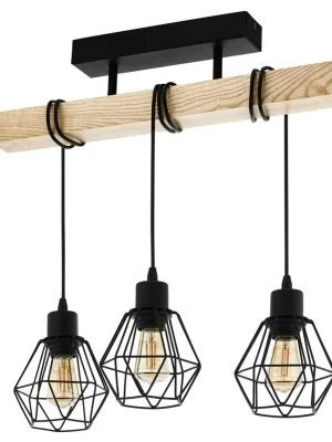 Hit Sezóny Stropní svítidlo závěsné EGLO TOWNSHEND 5 44074 3X60W E27