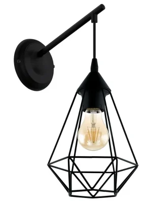 EGLO SVÍTIDLO 49081 TARBES E27 1X60W NÁST. OCEL ČERNÁ Finální Výprodej