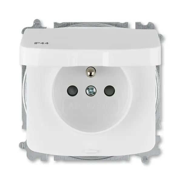 Zásuvka Tango ABB 5519A-A02997 B jednoduchá bílá krytí IP44 Oblíbený