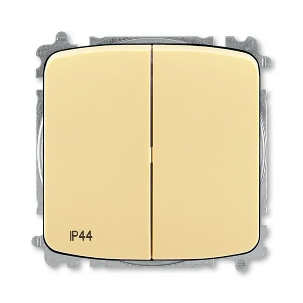 Vrácení Zdarma Vypínač Tango ABB 3559A-A05940 D sériový č.5 béžový krytí IP44