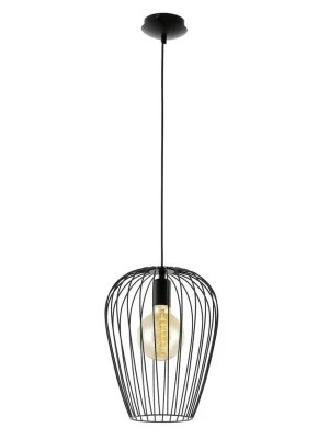 Ověřený EGLO SVÍTIDLO 49472 NEWTOWN, 1X60W E27, IP20 ZÁVĚS., OCEL, ČERNÁ