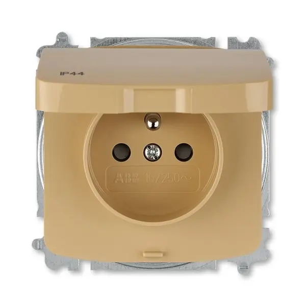 Cenová Bomba Zásuvka Tango ABB 5519A-A02997 D jednoduchá béžová krytí IP44