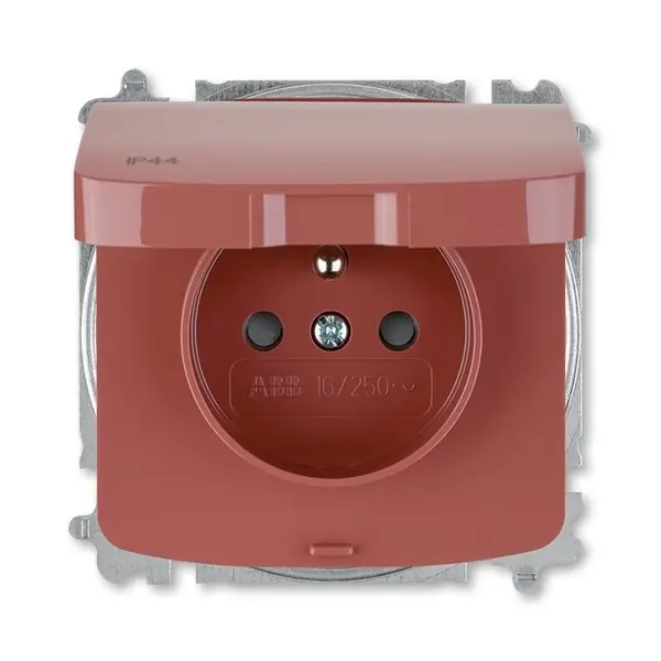 Zásuvka Tango ABB 5519A-A02997 R2 jednoduchá vřesově červená krytí IP44 Sleva