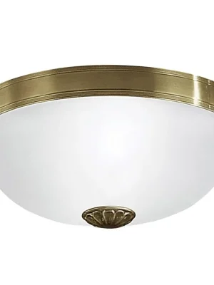 Cenová Bomba EGLO SVÍTIDLO 82741 IMPERIAL 2X60W E27 STROP. KOVOVÁ SLITINA, SKLO MATNÉ, BÍLÁ