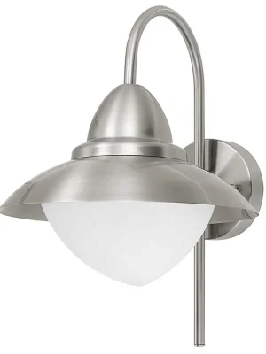 Nejlepší Cena EGLO SVÍTIDLO 83966 SIDNEY 1X60W E27 IP44 NÁSTĚNNÉ NEREZ OCEL