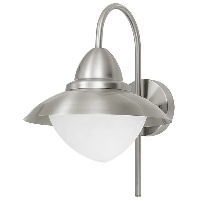 Nejlepší Cena EGLO SVÍTIDLO 83966 SIDNEY 1X60W E27 IP44 NÁSTĚNNÉ NEREZ OCEL