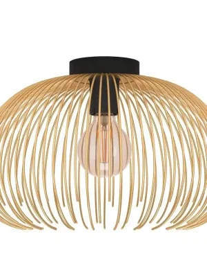 Cenová Bomba EGLO SVÍTIDLO 900165 VENEZUELA 1X40W E27 STROPNÍ ČERNÁ, ZLATÁ