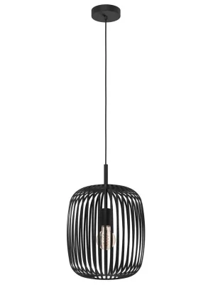 EGLO SVITIDLO 900494 ROMAZZINA 1X40W E27 IP20 ZÁVĚS ČERNÁ OCEL Ověřený