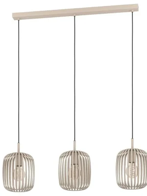 Must-Have Závěsné svítidlo EGLO 900497 Romazzina 3X40W IP20 písková
