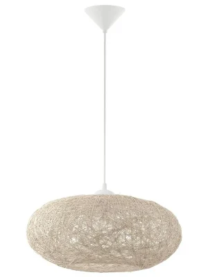 EGLO SVÍTIDLO 93374, CAMPILO ZÁVĚS., 60W E27, BÍLÁ/BÉŽ. Must-Have