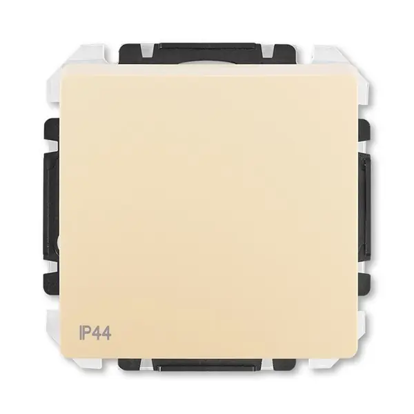 Sezónní Sleva Vypínač Swing ABB 3557G-A06940 C1 střídavý č.6, IP 44 s krytem s drápky krémový