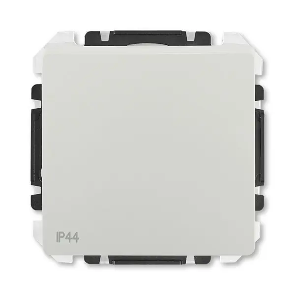 Jen Po Omezenou Doba Vypínač Swing ABB 3557G-A06940 S1 střídavý č.6, IP 44 s krytem s drápky světle šedý