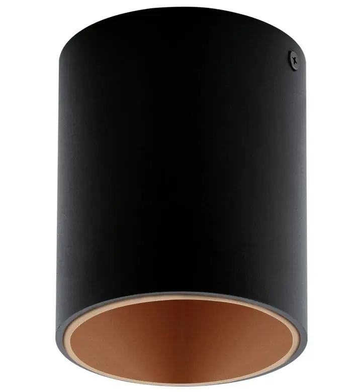 EGLO SVÍTIDLO 94501 POLASSO 1X3,3W LED-DL PR.100 ČERNÁ/MĚDĚNÁ Zlevněný