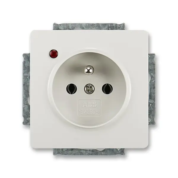 Ověřený Zásuvka ABB Swing 5598G-A02349 S1 jednonásobná s ochranným kolíkem, přepěťovou ochranou světle šedá