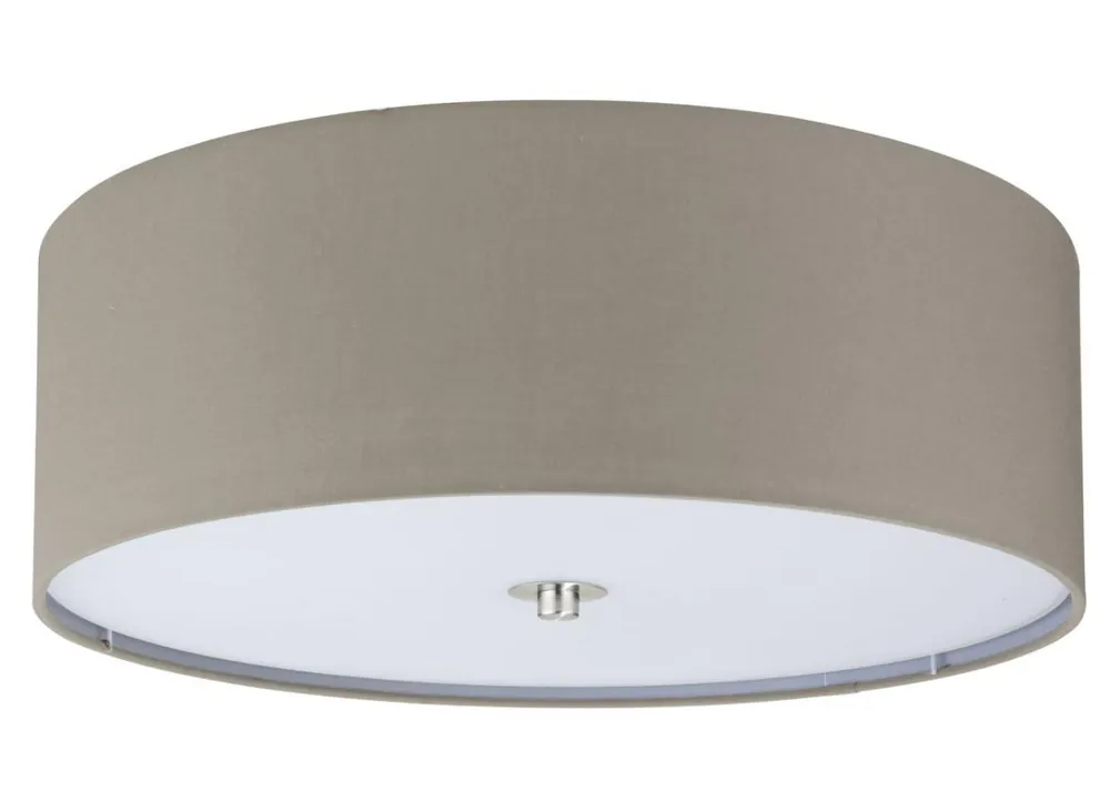 Nejprodávanější EGLO SVÍTIDLO 94919 PASTERI PŘIS. 3X60W E27 TEXTIL, SKLO, TAUPE