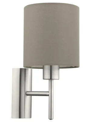 EGLO SVÍTIDLO 94925 PASTERI 1X60W E27 MATNÝ NIKL ŠEDOHNĚDÁ Koupit Online