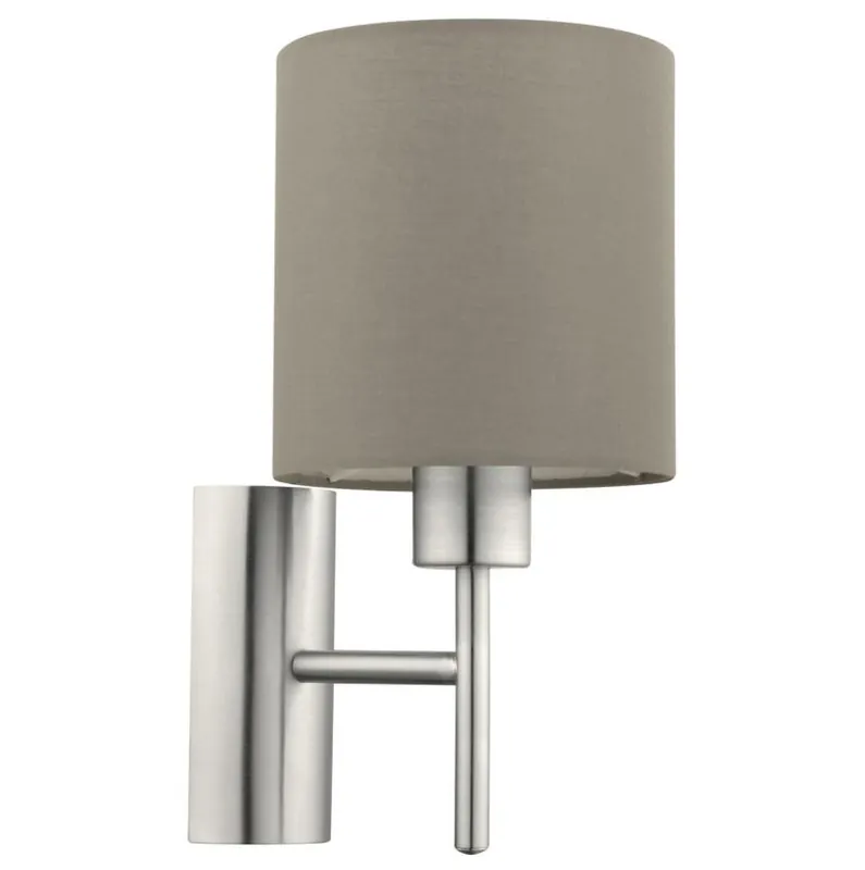 EGLO SVÍTIDLO 94925 PASTERI 1X60W E27 MATNÝ NIKL ŠEDOHNĚDÁ Koupit Online