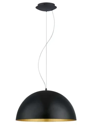 Originální EGLO SVÍTIDLO 94936 GAETANO 1 1X60W E27 ZÁVĚS IP20 ČERNÁ ZLATÁ