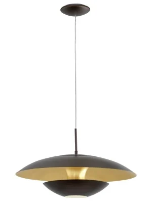 Autentický EGLO SVÍTIDLO 95755 NUVANO ZÁVĚS 1X60W E27 HNĚDÁ, ZLATÁ