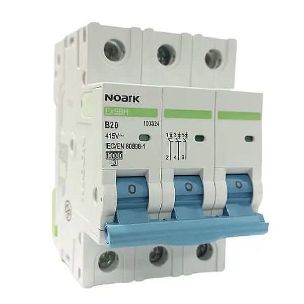 Nakupujte Hned Noark 100324 Ex9BH 3P B20 Instalační jistič 10 kA, charakteristika B, 20 A, 3pól
