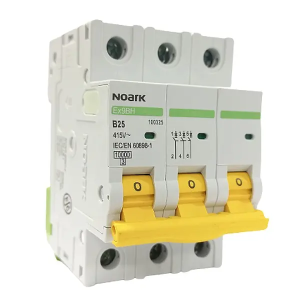Výprodej Noark 100325 Ex9BH 3P B25 Instalační jistič 10 kA, charakteristika B, 25 A, 3pól