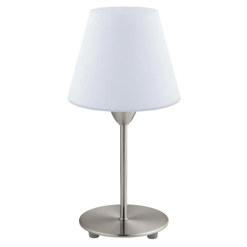 EGLO SVÍTIDLO 95785 DAMASCO 1 E14 1X60W STOLNÍ OCEL MATNÝ NIKL Značkový