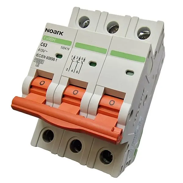 Noark 100419 Ex9BH 3P C63 Instalační jistič 10 kA, charakteristika C, 63 A, 3pól Hit Sezóny
