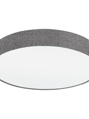 EGLO SVÍTIDLO 97613 PASTERI 3X60W E27 PŘISAZ. PR.570MM TEXTIL ŠEDÁ, BÍLÁ Ověřený