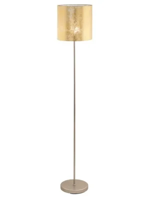EGLO SVÍTIDLO 97647 VISERBELLA 1X60W E27 STOJ. CHAMPAGNE TEXTIL ZLATÁ Autentický