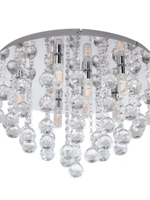 EGLO SVITIDLO 97699 ALMONTE G9-LED 8X3W IP44 STROP. OCEL CHROM TŘPYTKY ČIRÁ Koupit Online