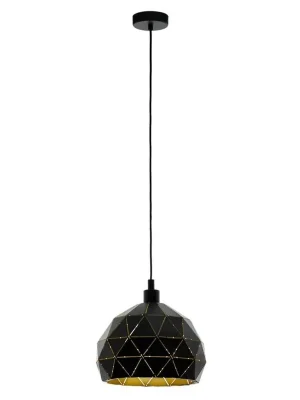 EGLO SVÍTIDLO 97841 ROCCAFORTE 1X60W E27 ZÁVĚS. ČERNÁ/ZLATÁ Nejlepší Cena