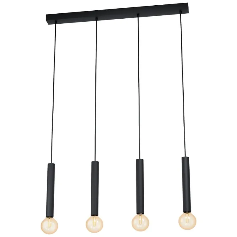 Výhodná Nabídka EGLO SVÍTIDLO 98057 CORTENOVA 4X60W E27 IP20 ZÁVĚS. OCEL ČERNÁ