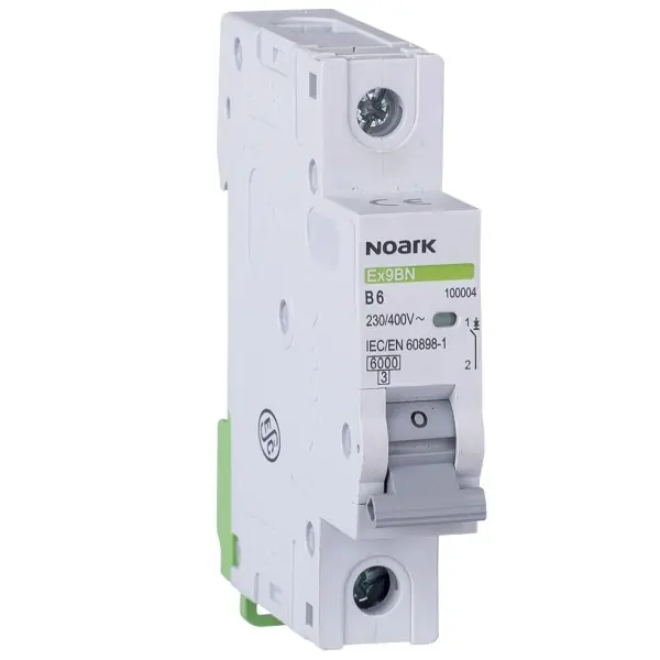Značkový Noark 100090 Ex9BN 1P C1 Instalační jistič 6 kA, charakteristika C, 1 A, 1pól