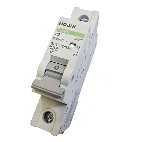 Pouze Dnes Noark 100091 Ex9BN 1P C2 Instalační jistič 6 kA, charakteristika C, 2 A, 1pól