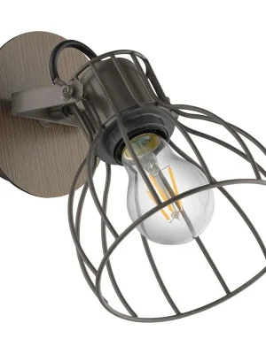 EGLO SVÍTIDLO 98134 SAMBATELLO 40W E27 NÁST. DŘEVO, OCEL, HNĚDÁ, STŘÍBRNÁ Dokud Zásoby Vydrží