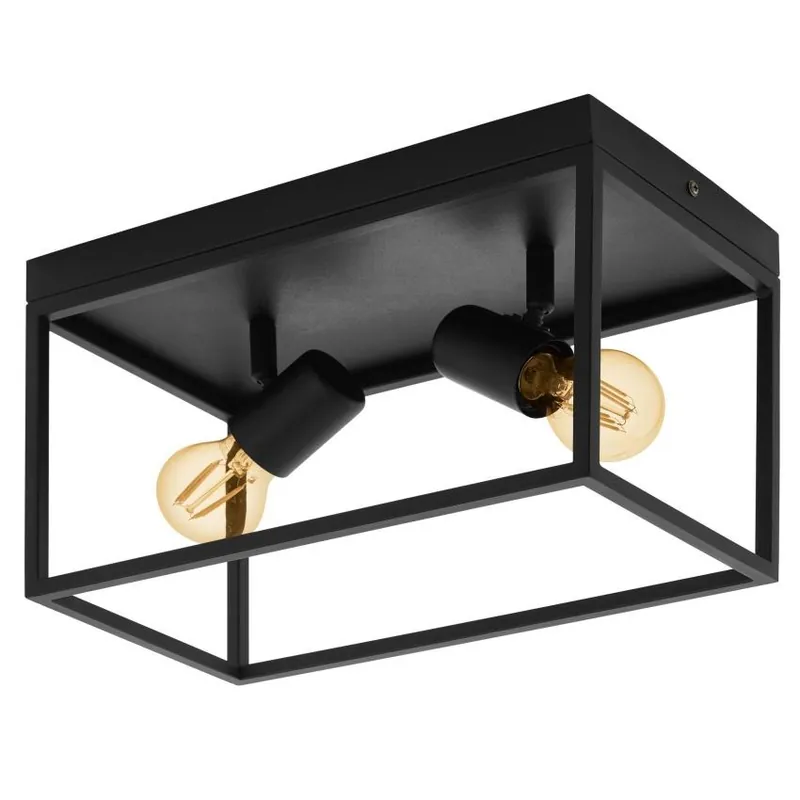 EGLO SVÍTIDLO 98332 SILENTINA 2X40W E27 STROP. OCEL ČERNÁ Kup Teď
