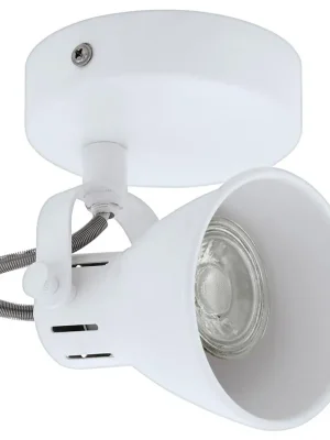 Omezená Nabídka EGLO SVÍTIDLO 98393 SERAS 1 GU10-LED 1X3,3W BODOVÉ OCEL BÍLÁ