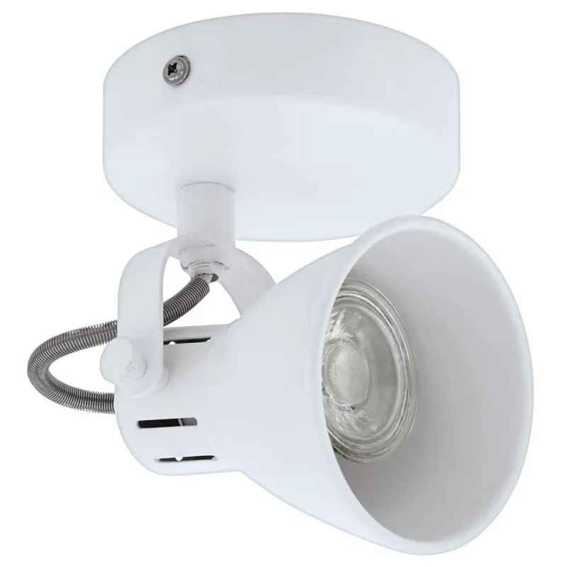 Omezená Nabídka EGLO SVÍTIDLO 98393 SERAS 1 GU10-LED 1X3,3W BODOVÉ OCEL BÍLÁ