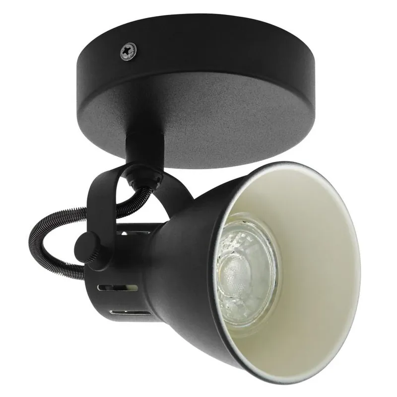 EGLO SVÍTIDLO 98397 SERAS 2 GU10-LED 1X3,3W BODOVÉ OCEL ČERNÁ Akční Cena