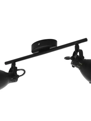 Rychlé Dodání EGLO SVÍTIDLO 98398 SERAS 2 2X3,3W GU10-LED OCEL ČERNÁ
