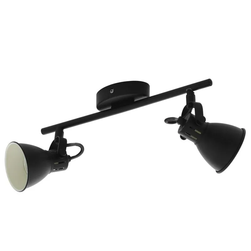 Rychlé Dodání EGLO SVÍTIDLO 98398 SERAS 2 2X3,3W GU10-LED OCEL ČERNÁ
