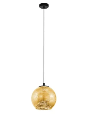 Must-Have EGLO SVÍTIDLO 98523 ALBARACCIN 1X40W E27 PRŮM. 270MM ZÁVĚS. OCEL ČERNÁ ZLATAVÁ