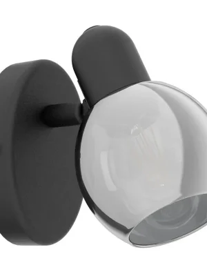 Super Cena EGLO SVÍTIDLO 98624 POLLICA 1X28W E14 NÁST. SKLO ČERNÁ 105MM